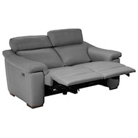 Casual Power Reclining Loveseat with USB Port