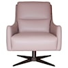 Natuzzi Editions 100% Italian Leather Swivel Chair