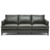 Contemporary 3-Seater Sofa with Track Arms