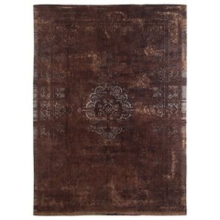 Dark Brown Rectangular Rug