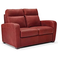 Leather Power Reclining Loveseat