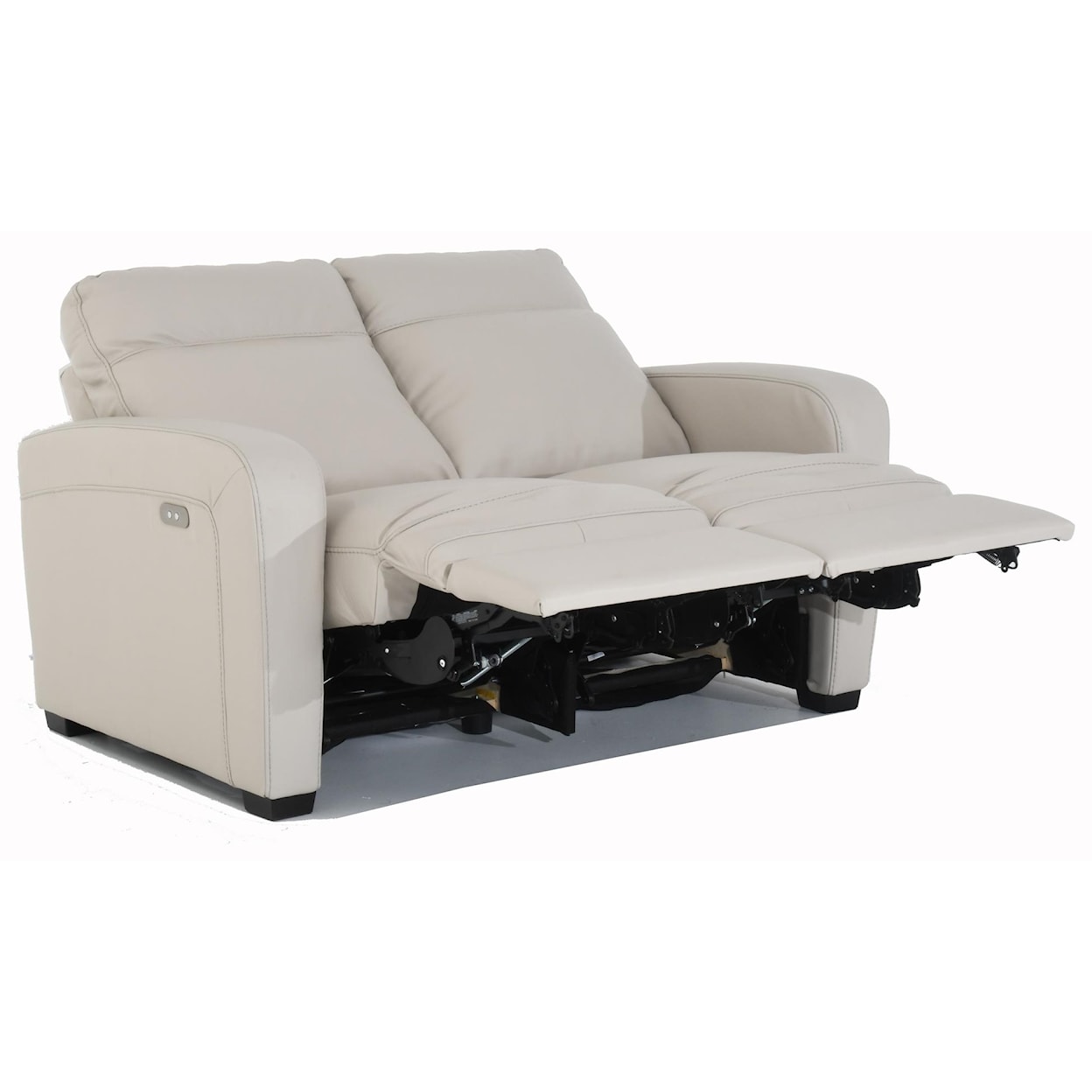 Natuzzi Editions Accoglienza Leather Power Reclining Loveseat