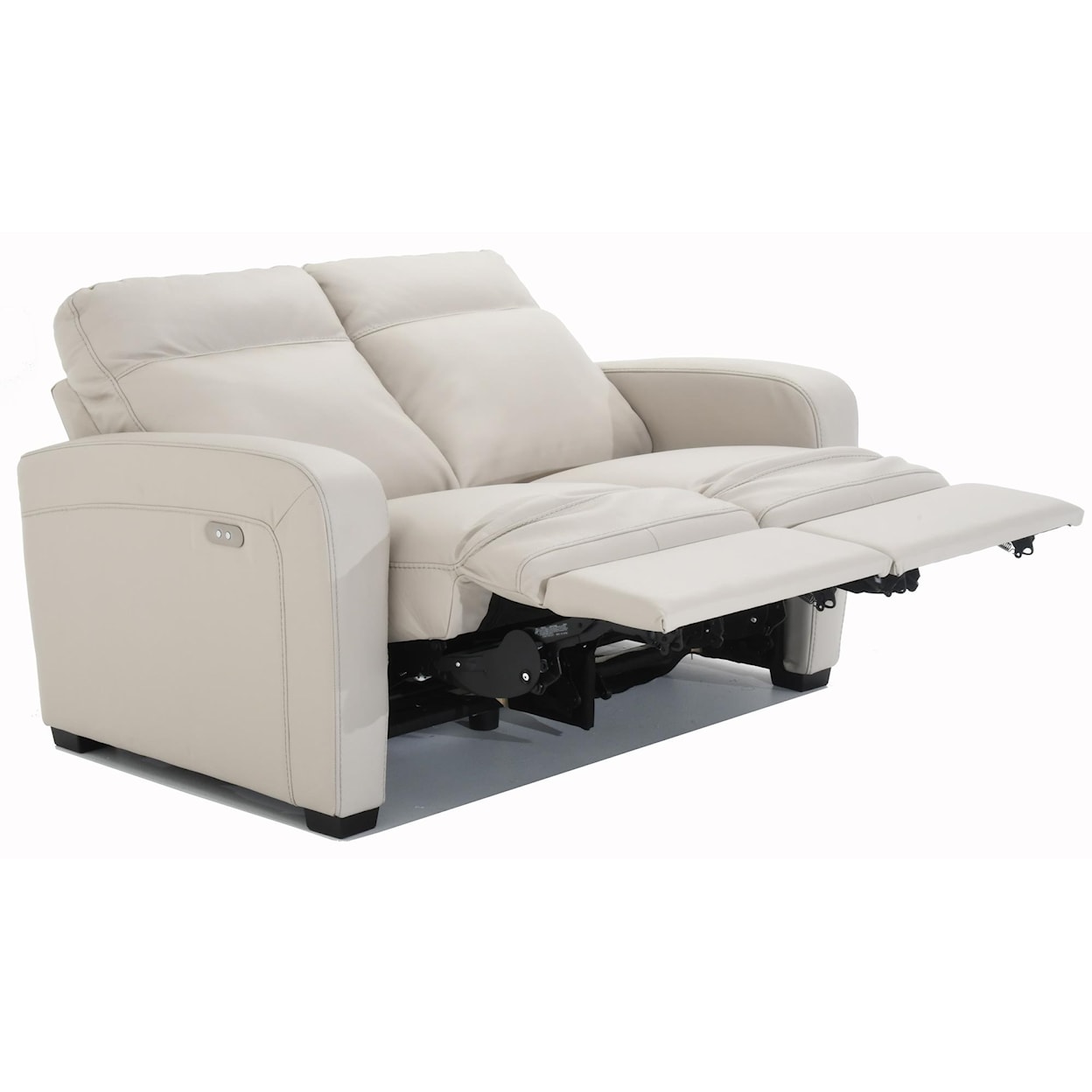 Natuzzi Editions Accoglienza Leather Power Reclining Loveseat