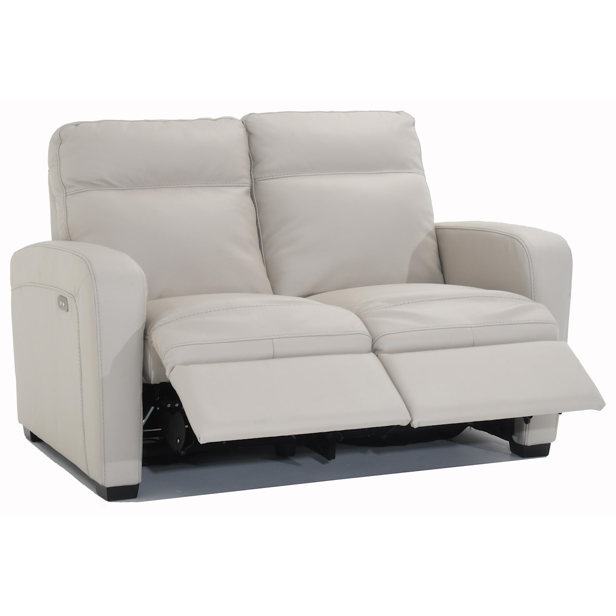 Natuzzi Editions Accoglienza Leather Power Reclining Loveseat