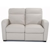 Natuzzi Editions Accoglienza Leather Power Reclining Loveseat