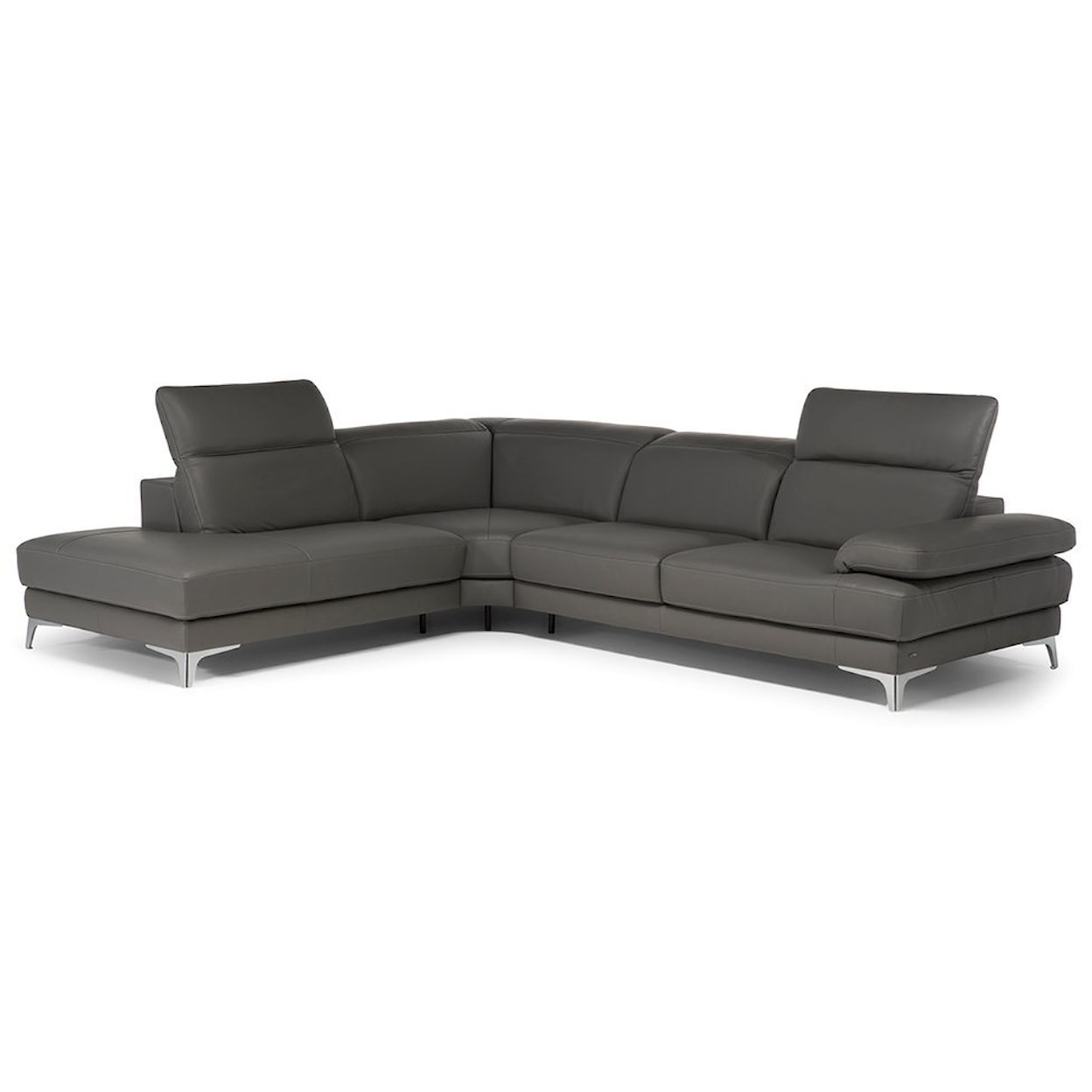 Natuzzi Editions Speranza 3 Piece Sectional with LAF Chaise