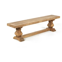 Emma 62" Backless Bench Natural