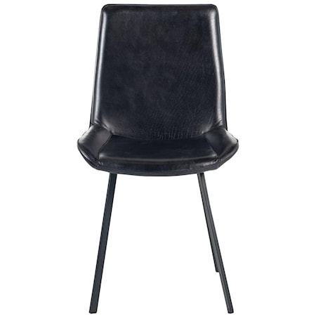 Gabriel Dining Chair Iron / Grey Leather