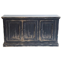 Mimi 3 Door Cabinet Antique Black