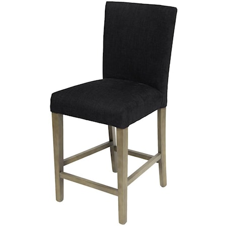 Sasha Counter Stool Grey Washed / Anew Black