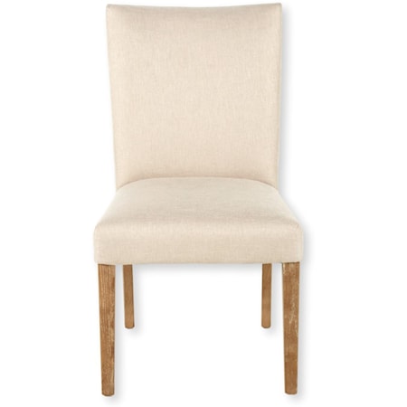 Sasha Dining Chair Grey Washed / Biscuit