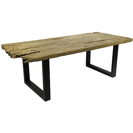 Trunk Dining Table Iron / Natural