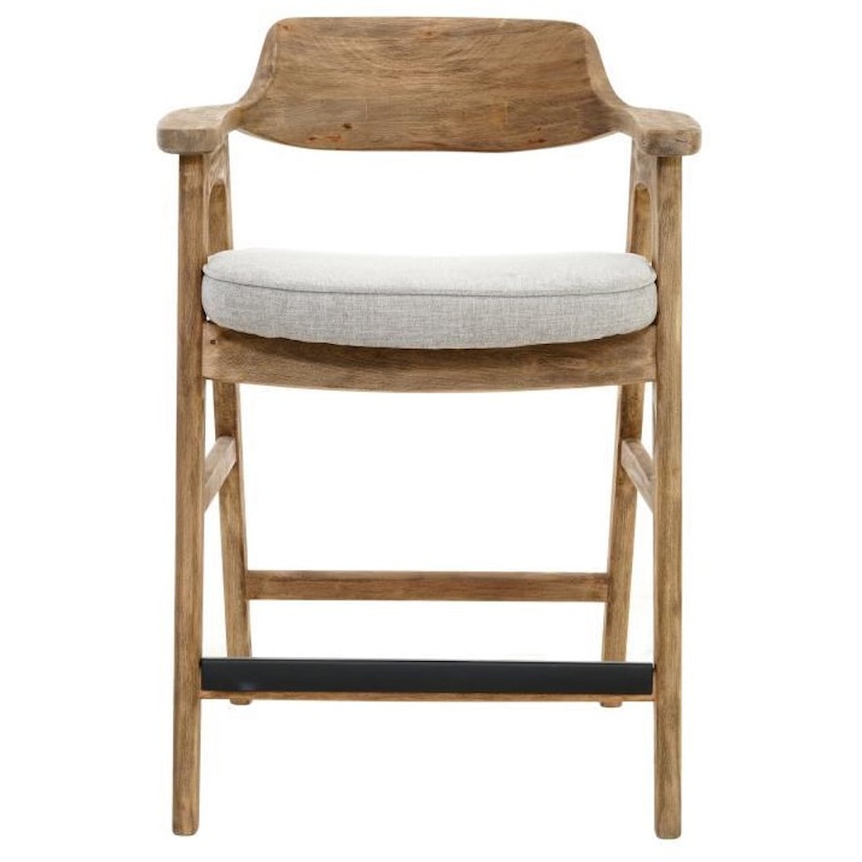 EAGLE INDUSTRIES Wagner Wagner Counter Chair Natural / Anew Grey