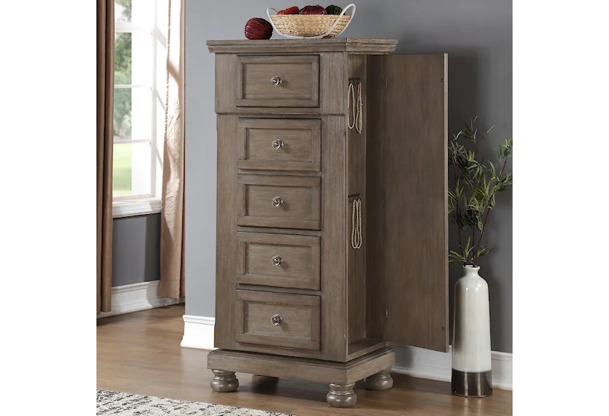Allegra Swivel Chest by New Classic at Arwood's Furniture