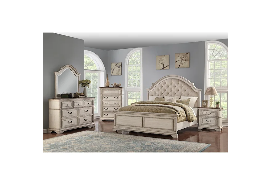 Anastasia Queen Bedroom Group by New Classic at A1 Furniture & Mattress