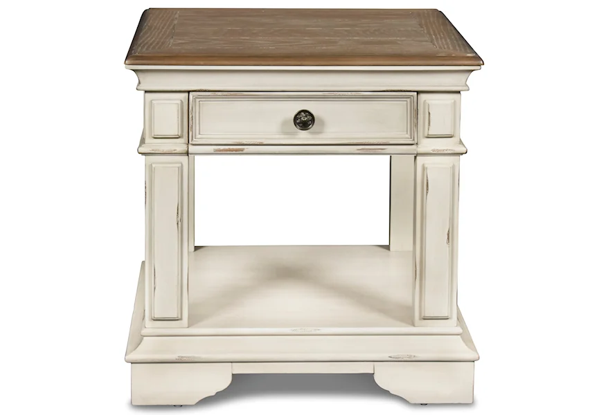 Anastasia End Table by New Classic at A1 Furniture & Mattress