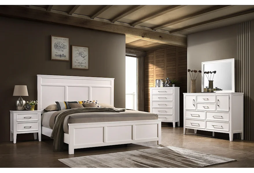 Andover 6 Piece Full Bedroom Group by New Classic at Sam's Furniture Outlet