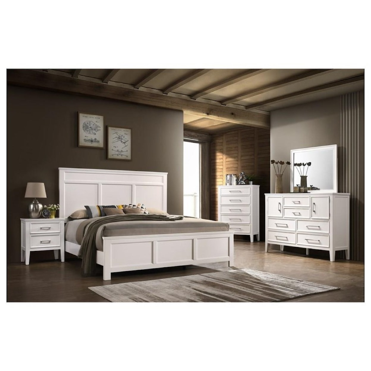 New Classic Andover 5PC Queen Bedroom Group