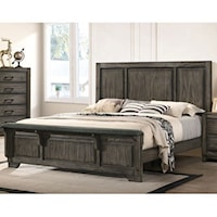 Casual Twin Panel Bed