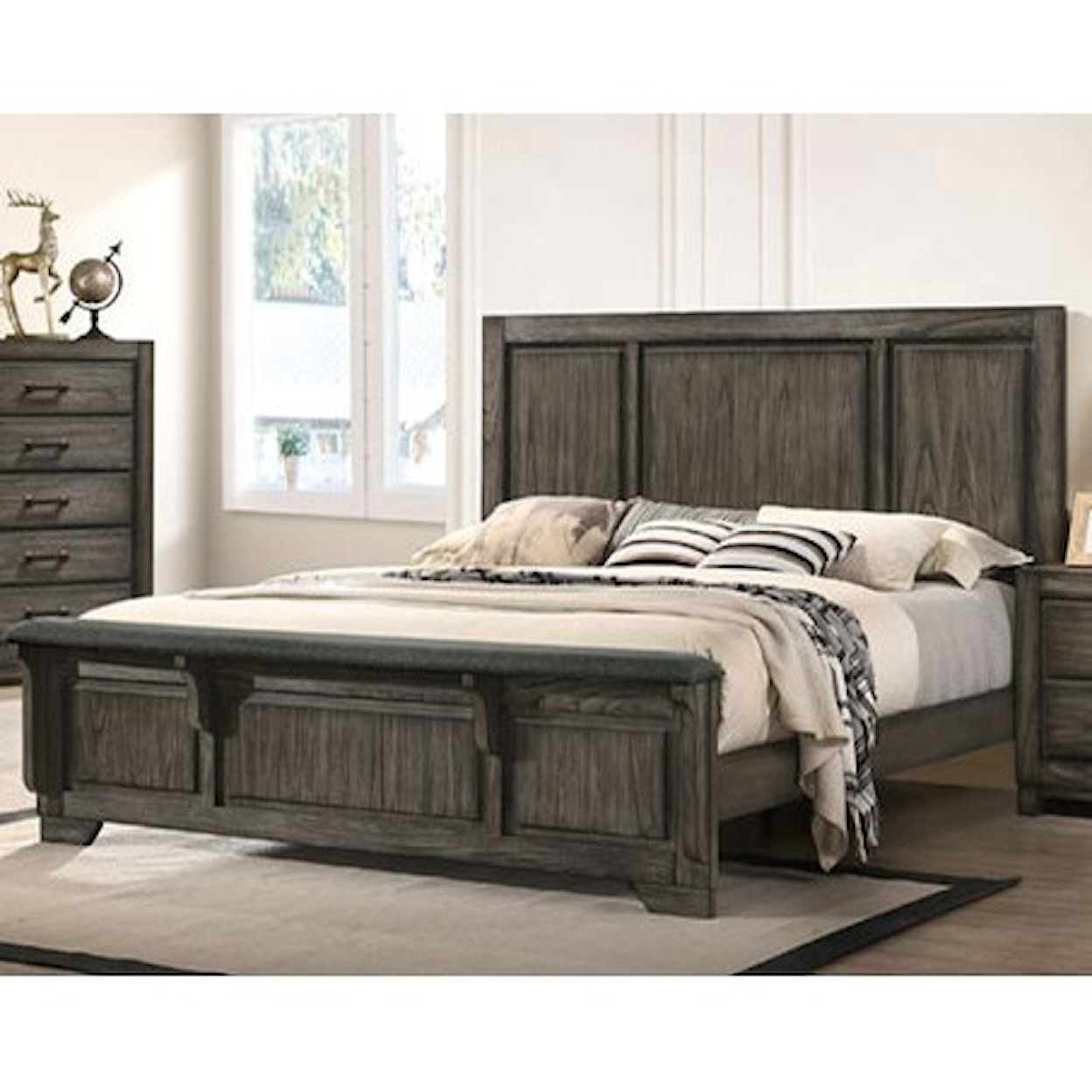 New Classic Ashland King Panel Bed