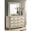 New Classic Furniture Ashland Dresser and Mirror Set