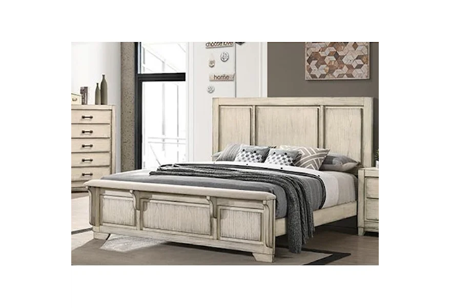 Ashland Queen Panel Bed by New Classic at A1 Furniture & Mattress