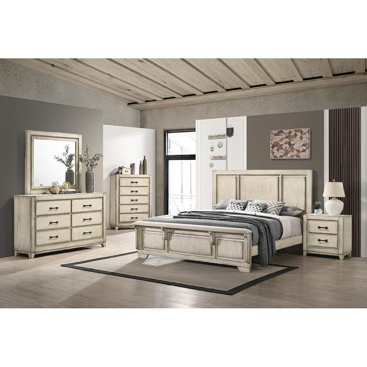 New Classic Furniture Ashland Queen Panel Bed