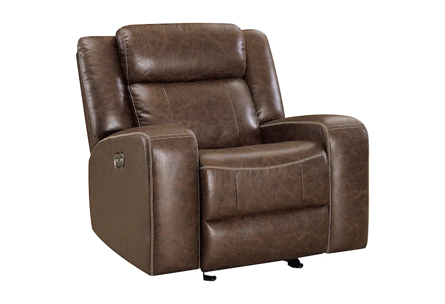 Atticus Glider Recliner by New Classic at Arwood's Furniture