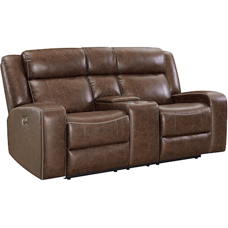 Dual Recliner Console Loveseat