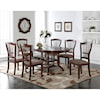 New Classic Furniture Bixby 7 Piece Dining Table Set