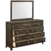 New Classic Blue Ridge Dresser and Mirror Set