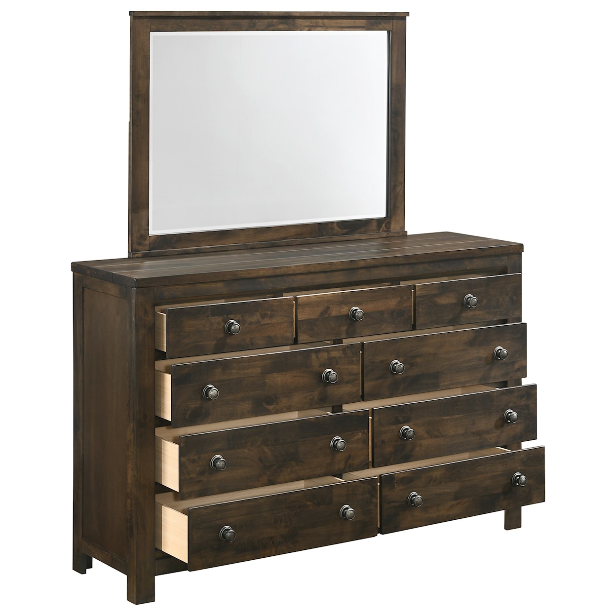 New Classic Blue Ridge Dresser and Mirror Set