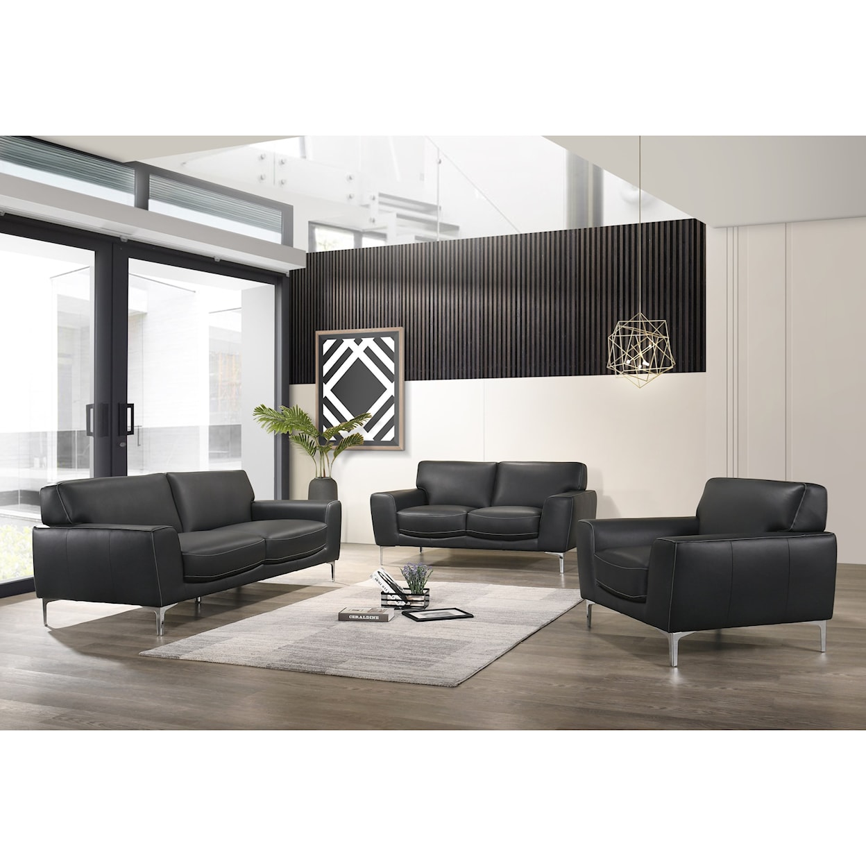 New Classic Carrara Stationary Living Room Group