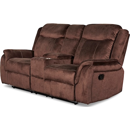 Console Loveseat w/ Dual Recliners