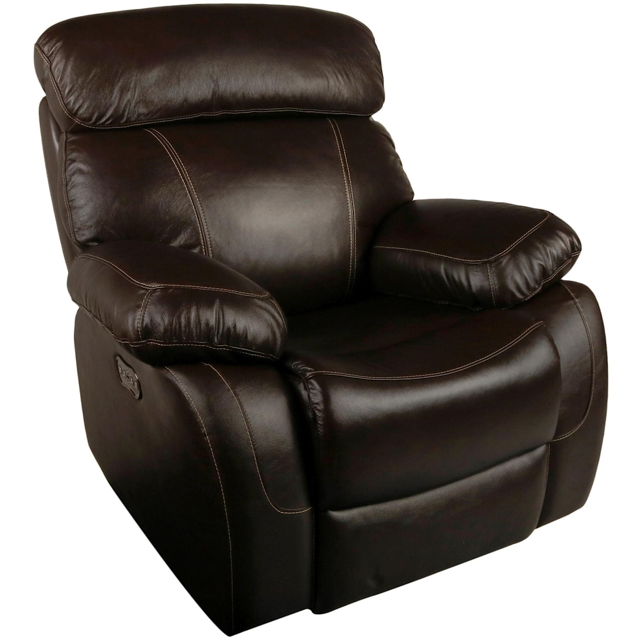 New Classic Dante Leather Power Recliner with Power Headrest