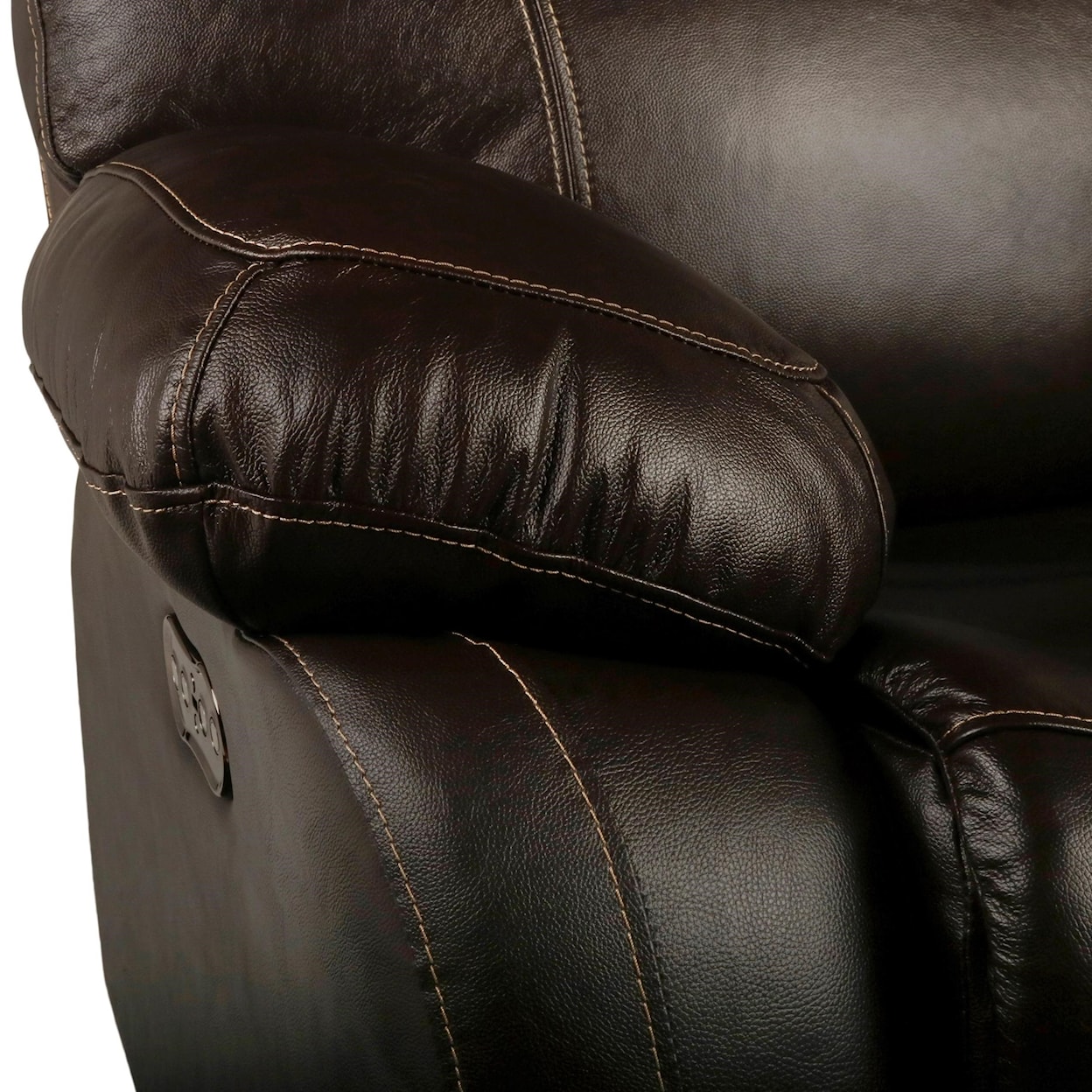 New Classic Dante Leather Power Recliner with Power Headrest