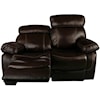 New Classic Dante Leather Power Reclining Loveseat