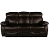 New Classic Furniture Dante Leather Power Reclining Sofa with Power Headrest