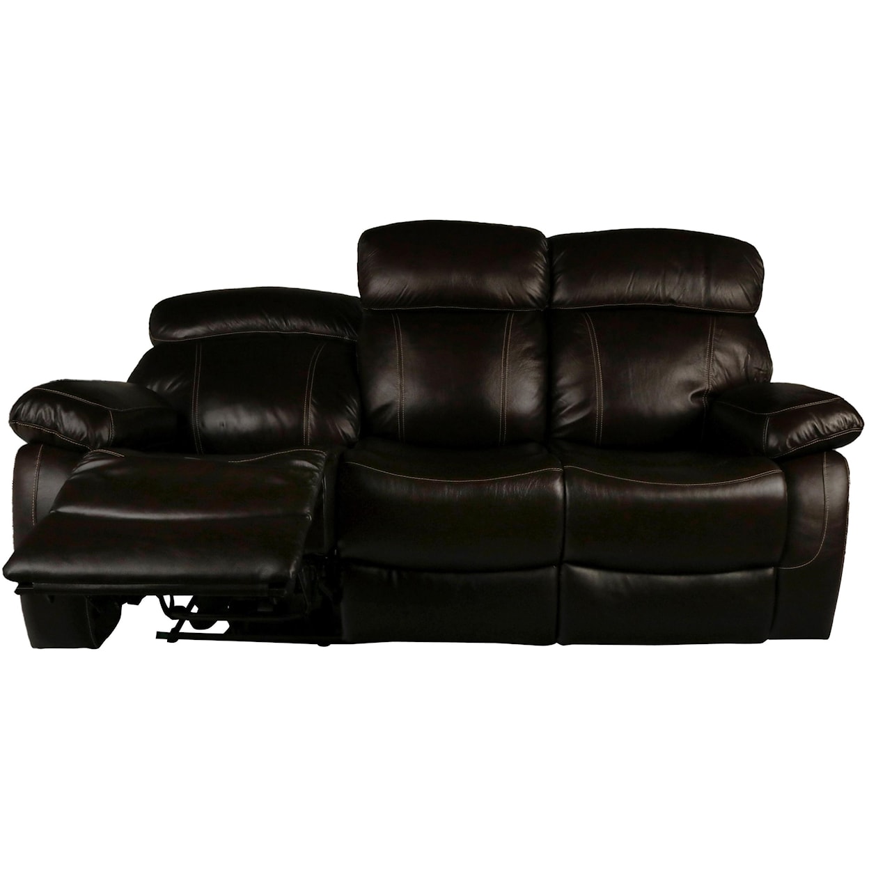 New Classic Dante Leather Power Reclining Sofa with Power Headrest