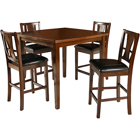 5-Piece Counter Table and Chair Set