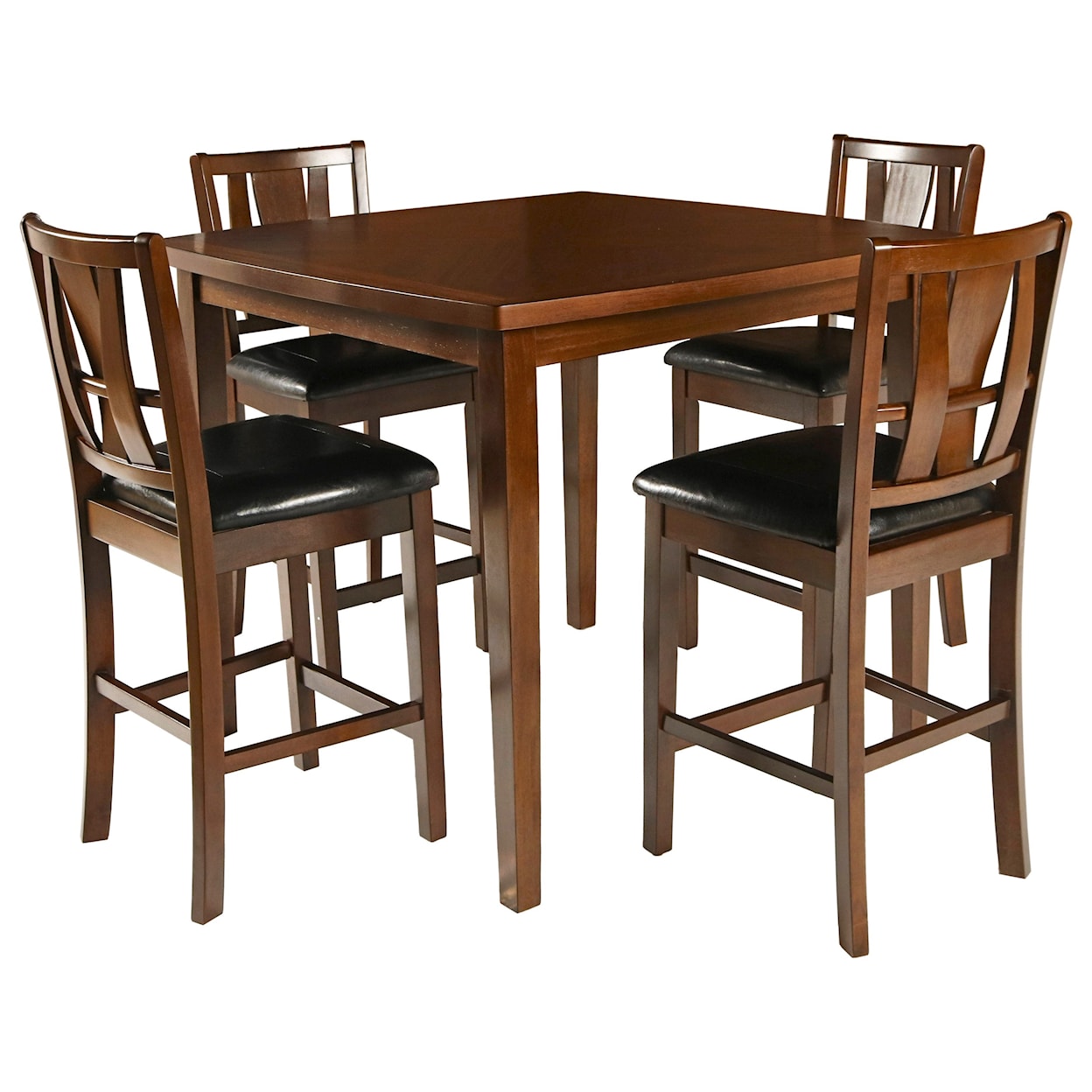 New Classic Dixon 5-Piece Counter Table and Chair Set