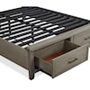 New Classic Fairfax County Queen Sleigh Storage Bed