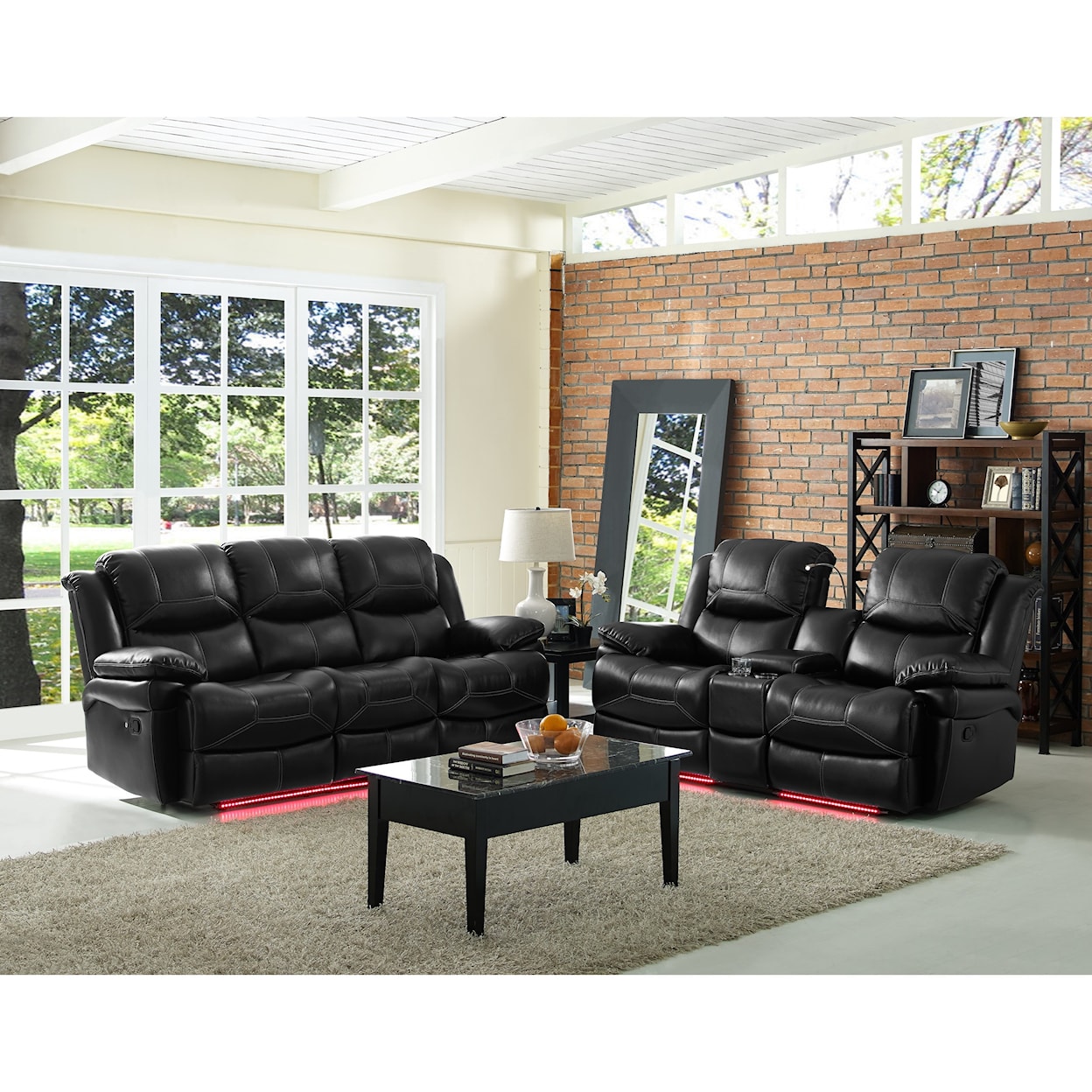 New Classic Furniture Flynn Power Reclining Living Room Group