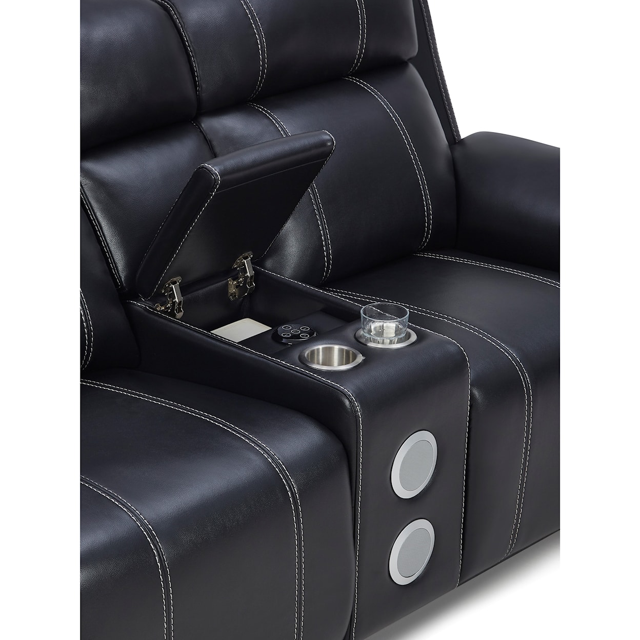 New Classic Fusion Power Reclining Console Loveseat