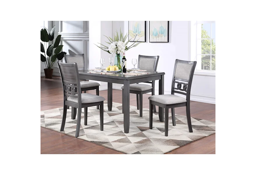 Gia 5-Piece Dining Set by New Classic at Conlin's Furniture