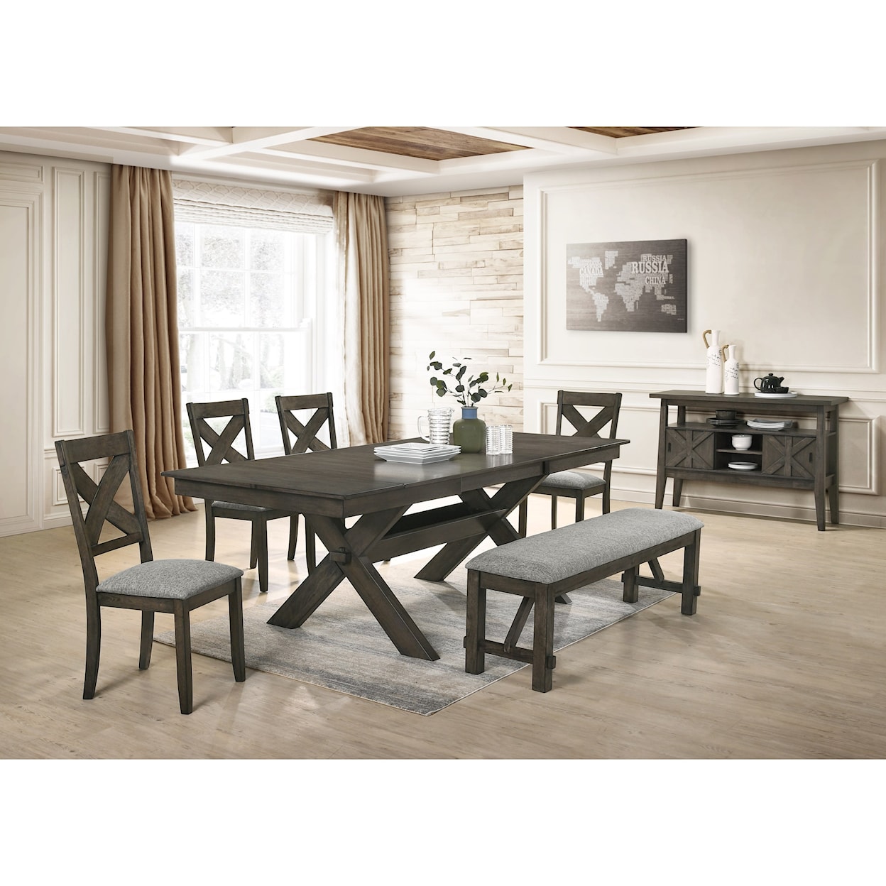 New Classic Furniture Gulliver Dining Room Group