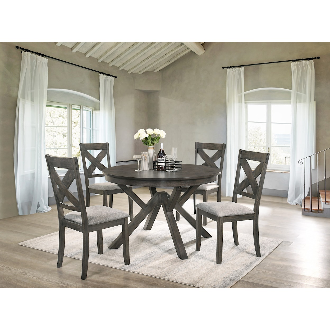 New Classic Furniture Gulliver 5-Piece Table and Chair Set