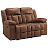 New Classic Furniture Hayes Dual Reclining Loveseat