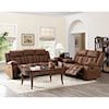 New Classic Furniture Hayes Dual Reclining Loveseat