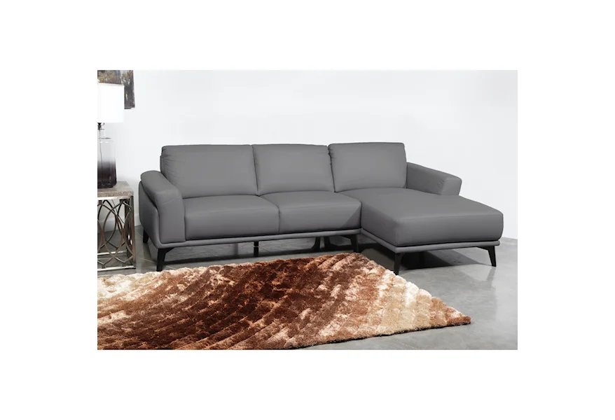 Lucca 3-Seat Chaise Sectional with RAF Chaise by New Classic at Beck's Furniture